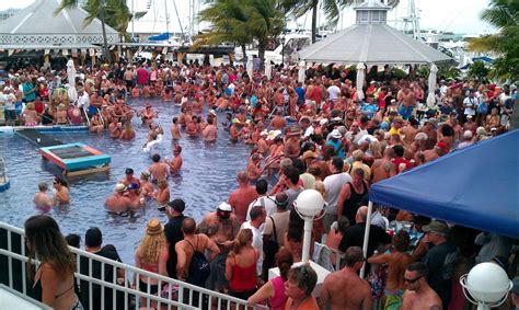 fantasy fest pool party|Fantasy Fest Insane Pool Party Dantes Key West Florida.